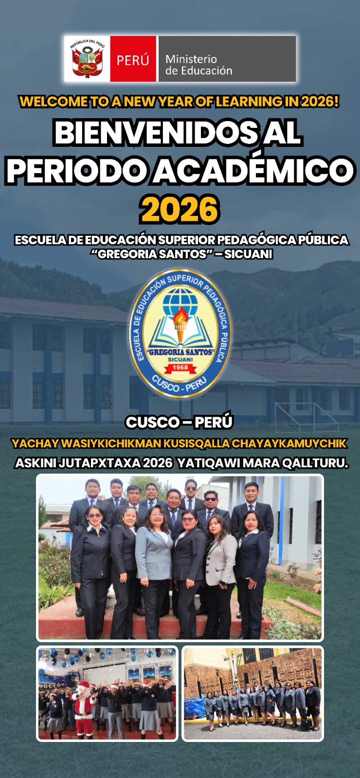 Bienvenidos al periodo académico 2026.