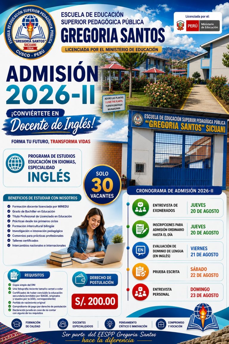 Admisión 2026-II