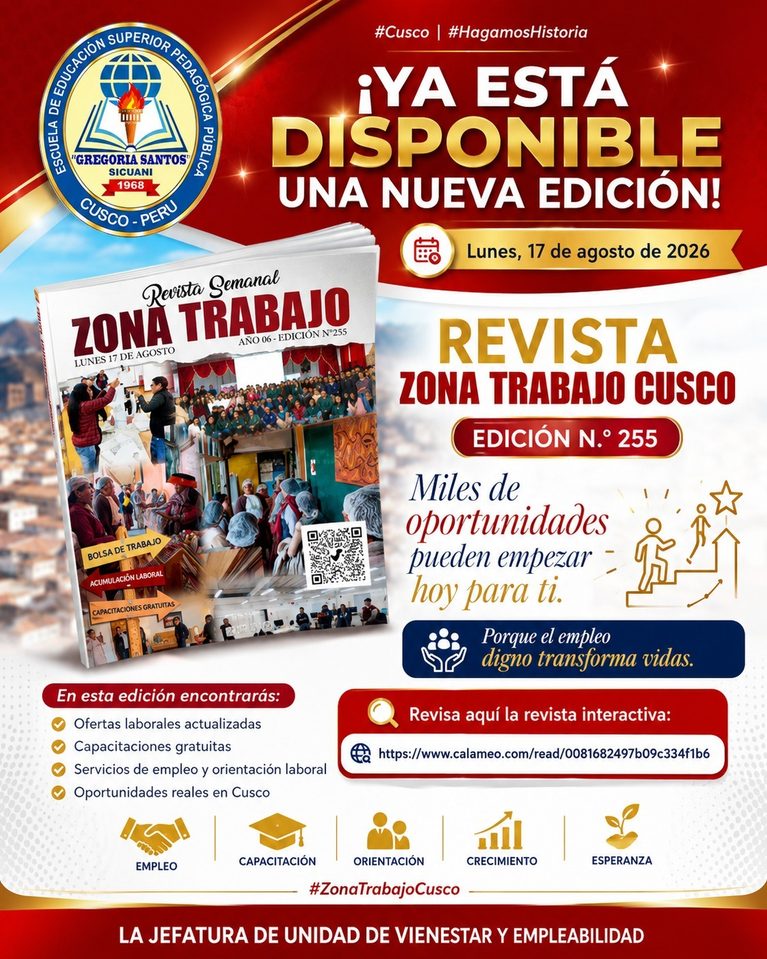 Revista Zona Trabajo cusco