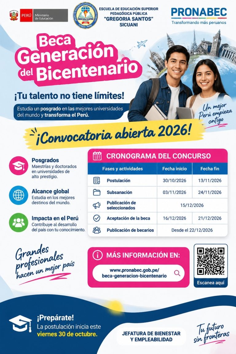 Beca Generación del Bicentenario