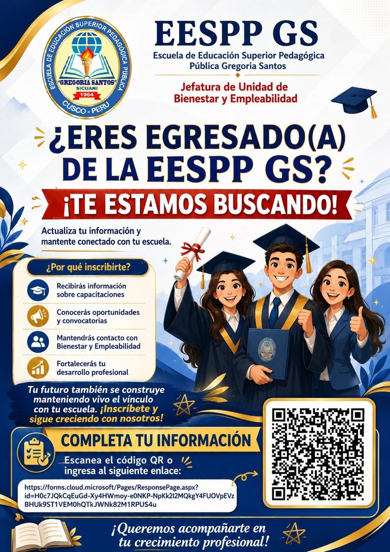 ¿ERES EGRESADO(A)?